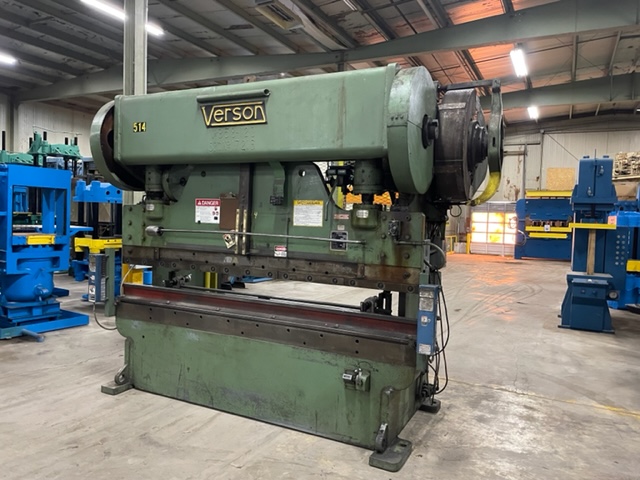 120 Ton, Verson #B58-120-PB, mechanical, 10' overall, 3