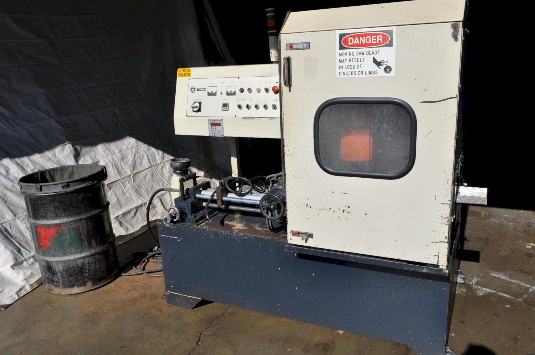 4" Soco #MC-360NFA-DR, non-ferrous cold saw, 14" diameter blade, coolant, 2004 - Image 1