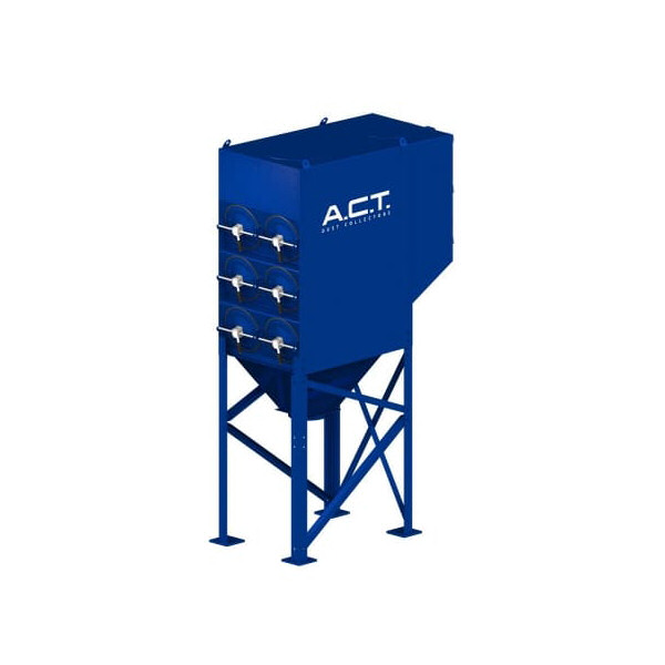 5800 cfm ACT #3-12, cartridge dust collector, 460 volts, 12 Nano Elite, merv 15, 3046 sq.ft., reverse pulse - Image 1