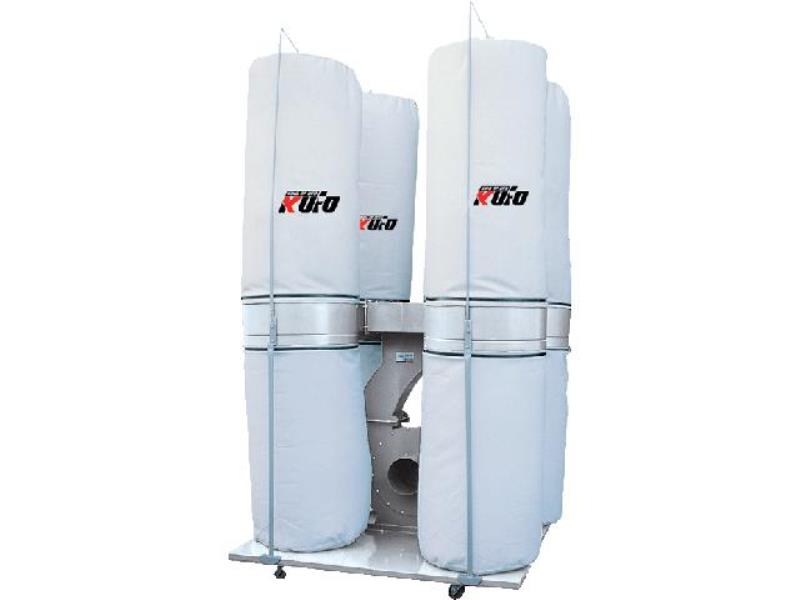 3812 cfm Kufo #UFO-105D, dust collector, 8-bag self-contained free-standing unit, 23-3/4" diameter bags, 7.5 - Image 1