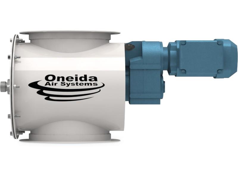 10" Oneida Air Systems #SAZ100001, rotary air lock, 10" dia. flange, .25 HP hollow shaft helical gear motor - Image 2