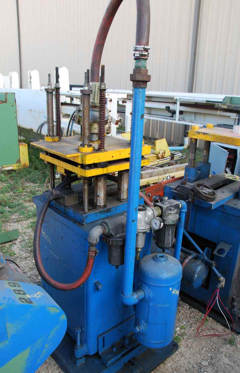 4 Ton, Dahlstrom, 4-post pneumatic cut-off press, 10" btw post, 17.25" x 15.5" platen - Image 3