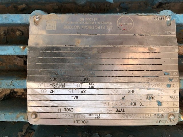 Emsco #DC-700, 1200 RPM, pump w/ pulsation dampner - Image 7