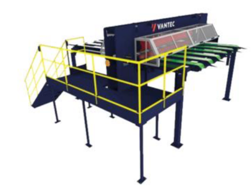 Vantec Tension Blade Rotarty Veneer Clipper, to clip 2800 mm veneer sheets into specific sheet sizes - Image 2