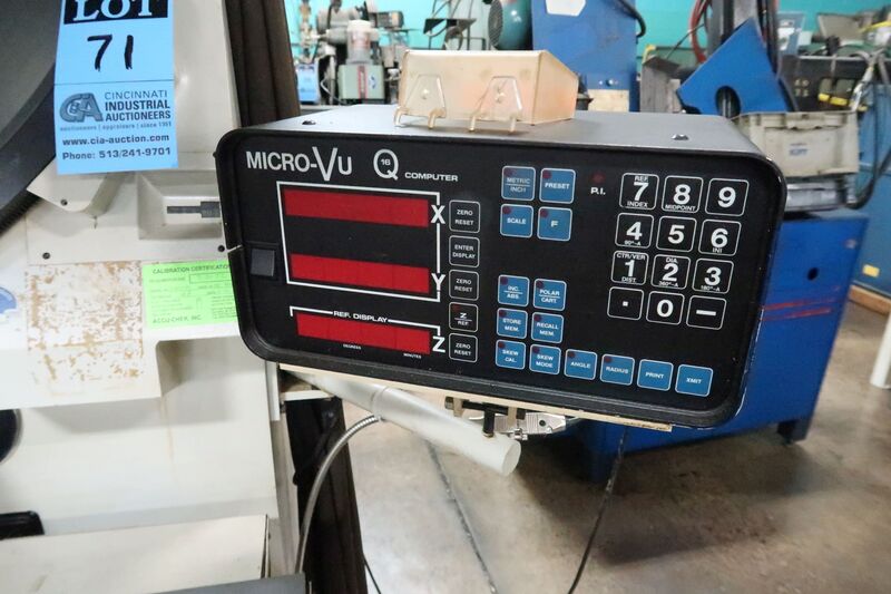 30" Scherr-Tumico #22-2500, CNC optical comparator, 10x & 20x lens,Micro/vu Q16 CNC - Image 5
