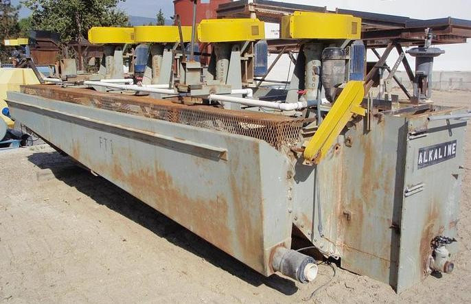 Wemco #66 Standard, Flotation Cells, Bank of 4, Includes feed, discharge, and launder boxes with discharge - Image 4