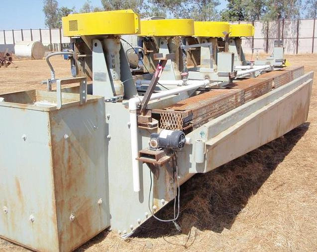 Wemco #66 Standard, Flotation Cells, Bank of 4, Includes feed, discharge, and launder boxes with discharge - Image 5