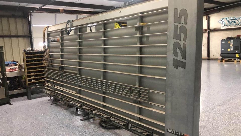 Holz-her #1255, Vertical Panel Saw, Digital Readout - Image 1