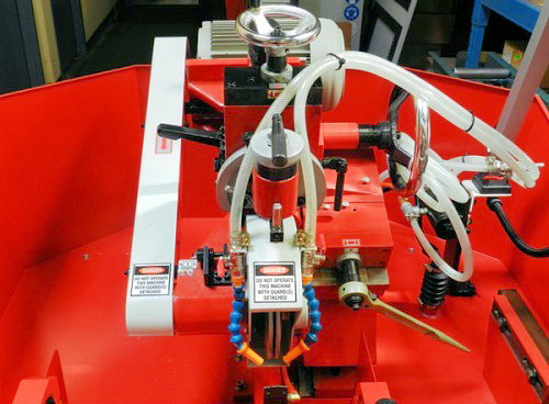 6" x 12" Cantek JF-330A, Profile knife grinder, 12" clamping length, 12" diameter knife swing, 3 HP arbor - Image 4