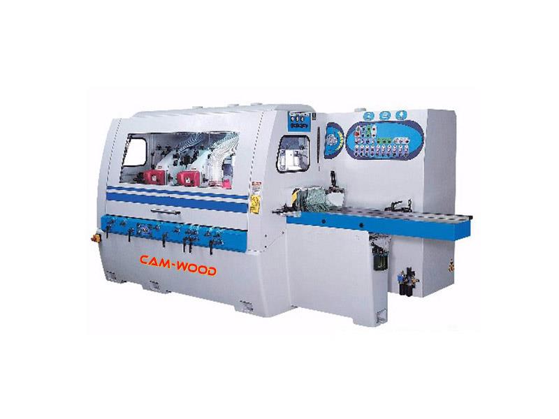 Cam-wood SM-623LX, feed through moulder, 6-head, 9-3/4" x 5 1/4" working capacity, 40 mm spindle diameter - Image 1
