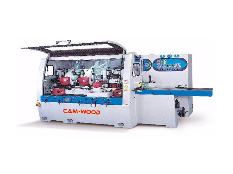 Cam-wood SM-623LX, feed through moulder, 6-head, 9-3/4" x 5 1/4" working capacity, 40 mm spindle diameter - Image 2
