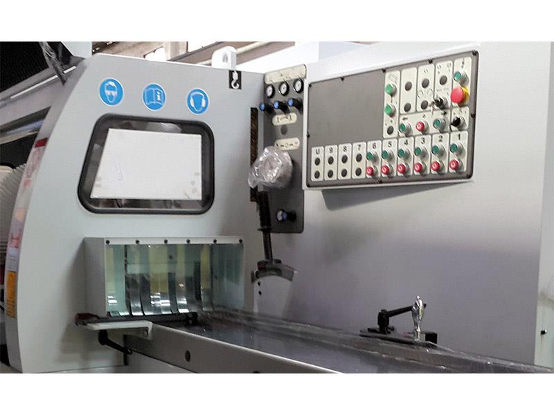 Cam-wood SM-623LX, feed through moulder, 6-head, 9-3/4" x 5 1/4" working capacity, 40 mm spindle diameter - Image 3