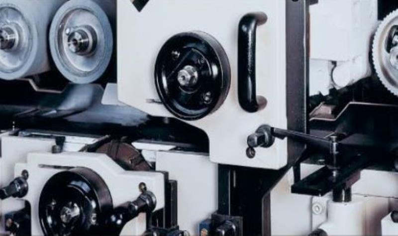 Cam-wood SM-632HSX, feed through moulder, 6-head, 12-1/2" x 6-1/4" working capacity, 9-1/2" min length, 50 mm - Image 4