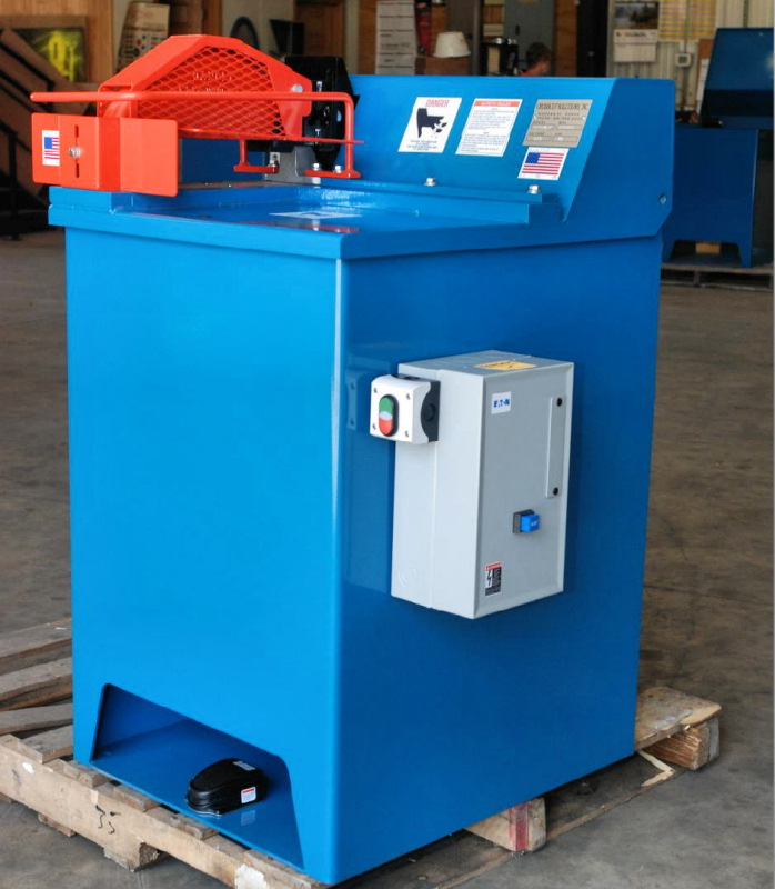 14" Crosscut Solutions CS14P, pneumatic cutoff saw, 2" x 8" cross cut, 7-1/2 HP, magnetic starter, 1" bore - Image 1