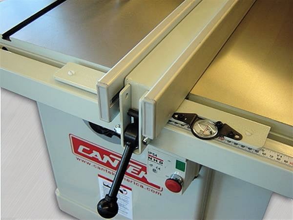 Cantek TA-14, table saw, 14" blade capacity, 45 degree blade tilt, 7.5 HP, 50" rip cut, 48" x 38" table - Image 2