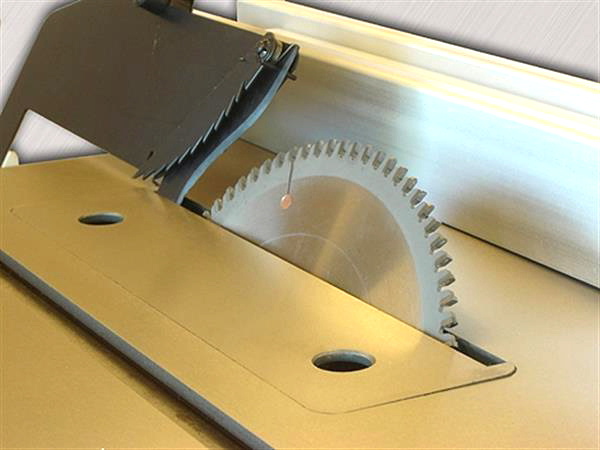 Cantek TA-14, table saw, 14" blade capacity, 45 degree blade tilt, 7.5 HP, 50" rip cut, 48" x 38" table - Image 5