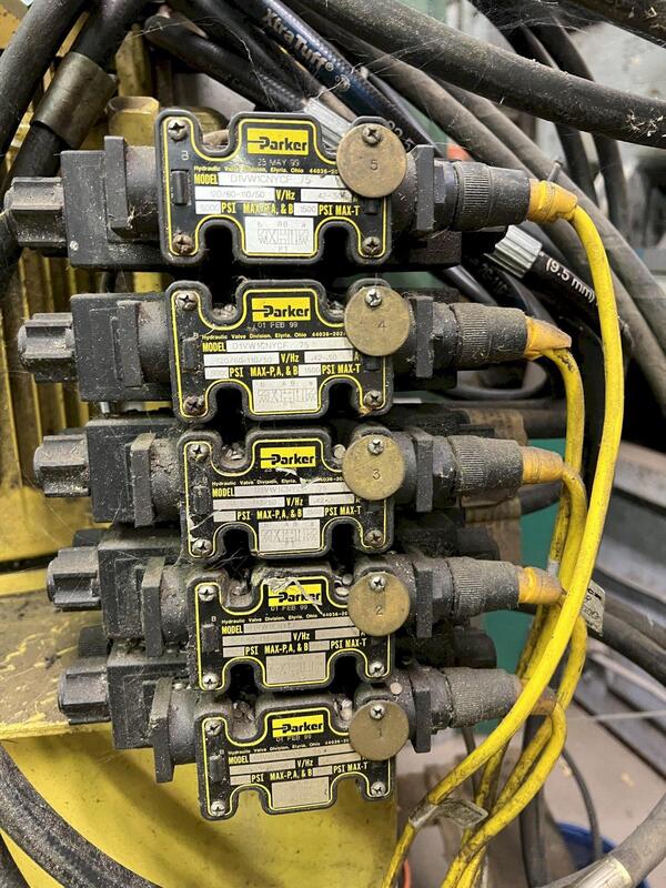 Enerpac, 5-station press system, 30 ton capacity, 1999 - Image 7