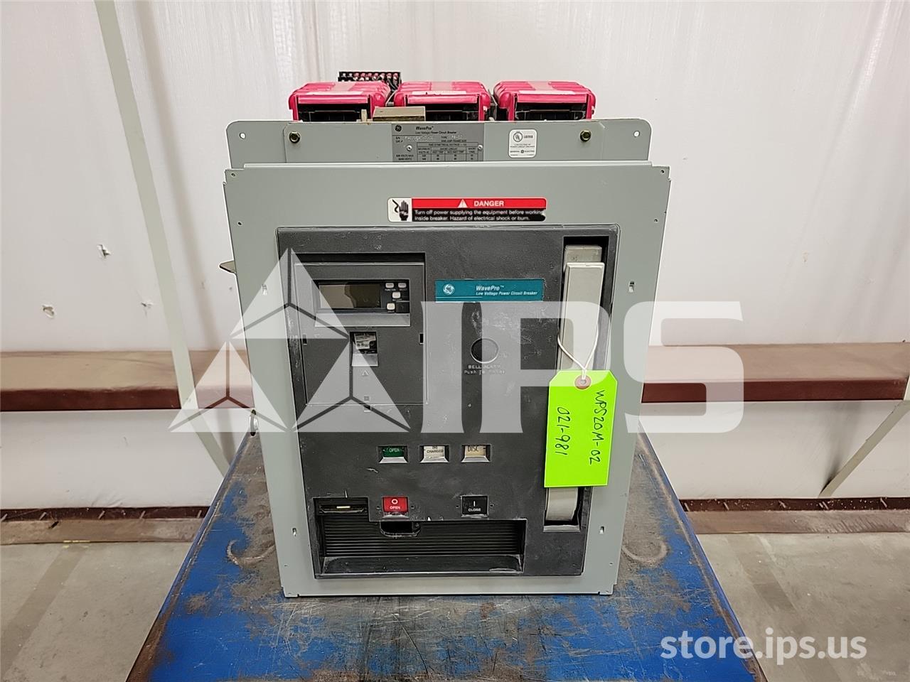 2000 Amps GE Wps-20 Mo/do W11jabnx1xaxxxx 120 Volts AC Shunt Trip, Mvt Plus Lsg, 2000 Amps Ct, 2000 Amps Rp - Image 1