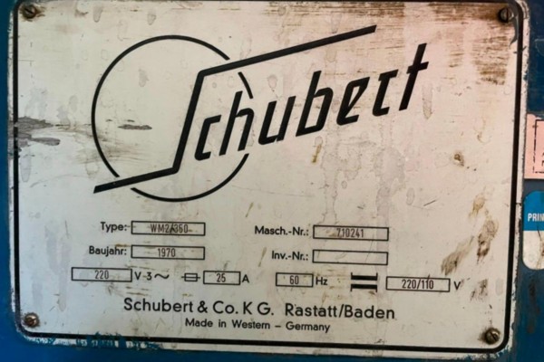 13" Schubert #WM2-350, power stock straightener, 19 rolls,.94" roll diameter, 38" pass line - Image 3