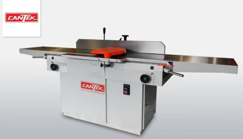 16" Cantek #J-168LH, jointer, 16' width, 7.5 HP - 5000 RPM, 3/4" max depth, 4-3/32" diameter cutterhead, 16" - Image 1