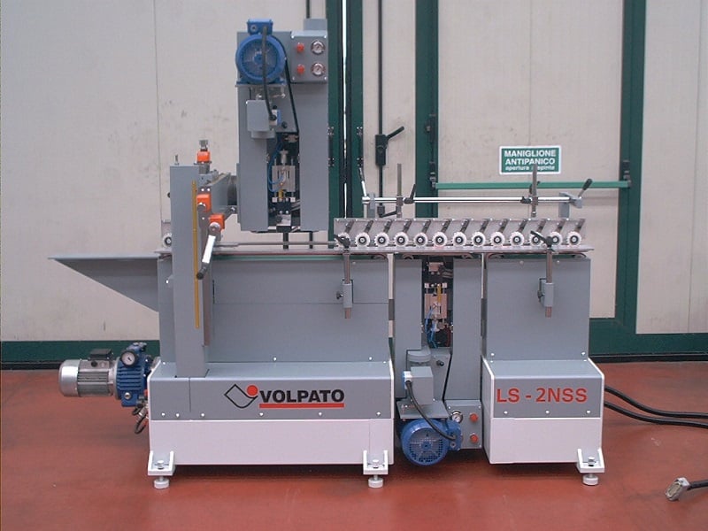 4-3/4" x 81 LASM #LS-2NSS, edge sander, 25" abrasive belt, 4" dust hood, 2026, new - Image 1