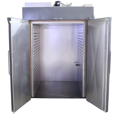 48" width x 72" H x 48" D Gas Fired Walk In Industrial Oven #HD496, 650&deg;F, single set temp Control - Image 2