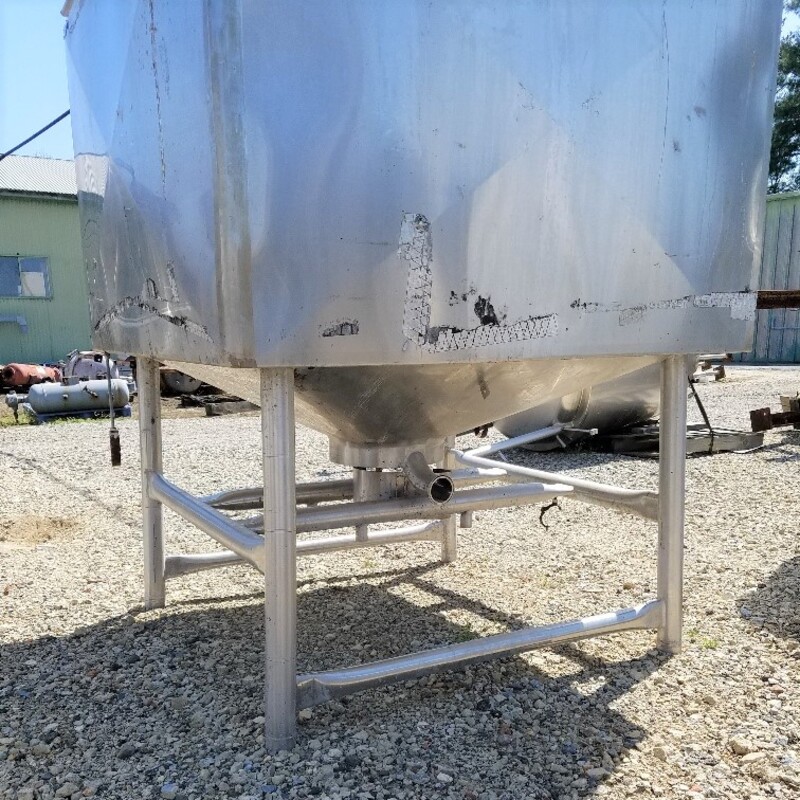 250 gallon Stainless Steel tank, 43" x 43" x 34" T/T - Image 5
