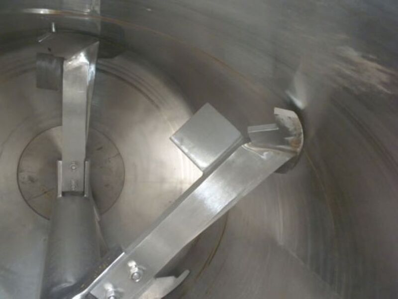 Littleford #VT-4000, Stainless Steel plow/plough blender/mixer, 54" diameter x 121" straight side, VFD - Image 8