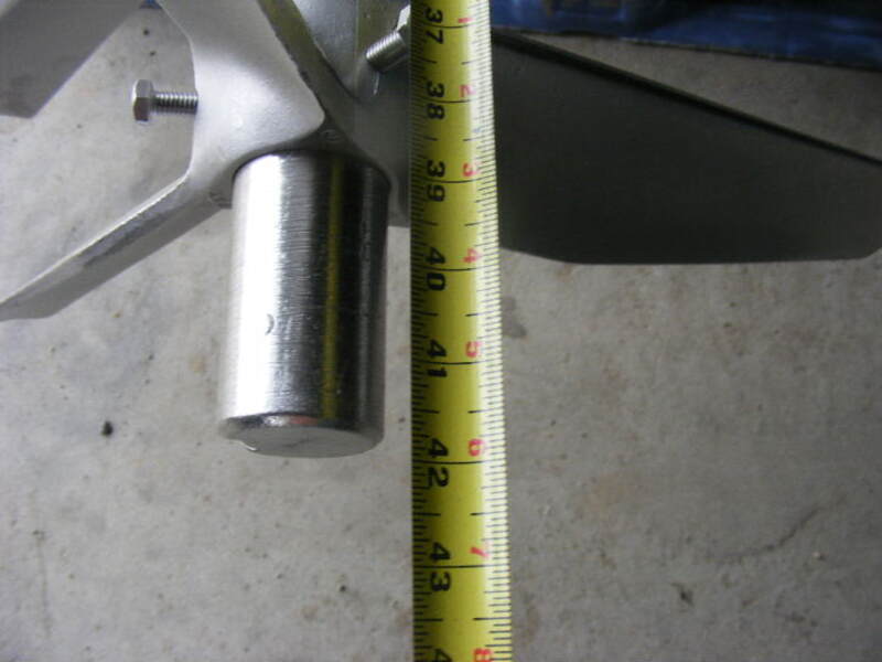 1.5 HP Lightnin #XLO-100D, Stainless Steel agitator mixer, 1725 RPM, 208-220/440 V., 2" diameter x 44" lght - Image 4