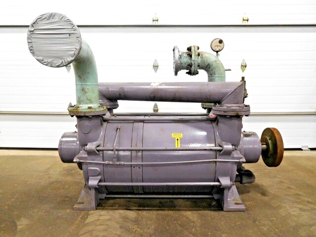 Busch #LB-3008, liquid ring gas high vacuum pump, 2 stage, remanufactured by Armstrong Pump & Service - Image 1