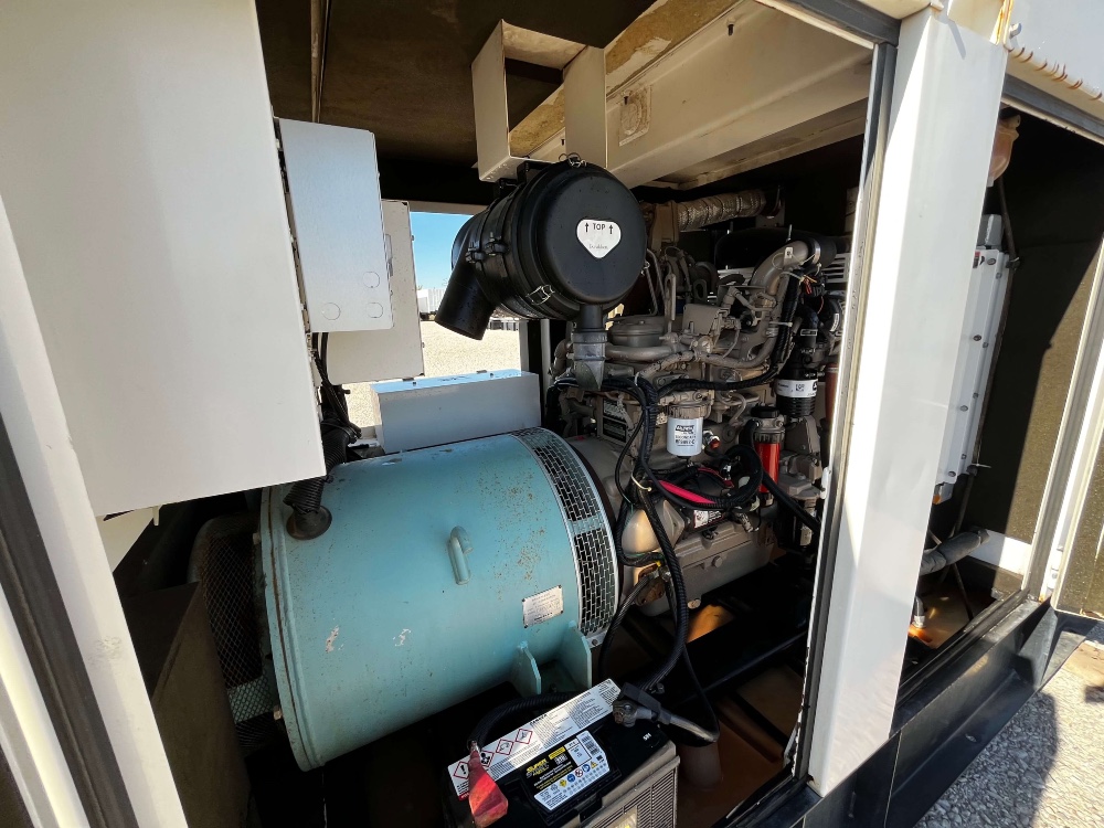 110 KW Multiquip #DCA125SSJU4i, standby, sound attenuated enclosure, Tier 4i, 11067 hours, 2014, $37k - Image 5