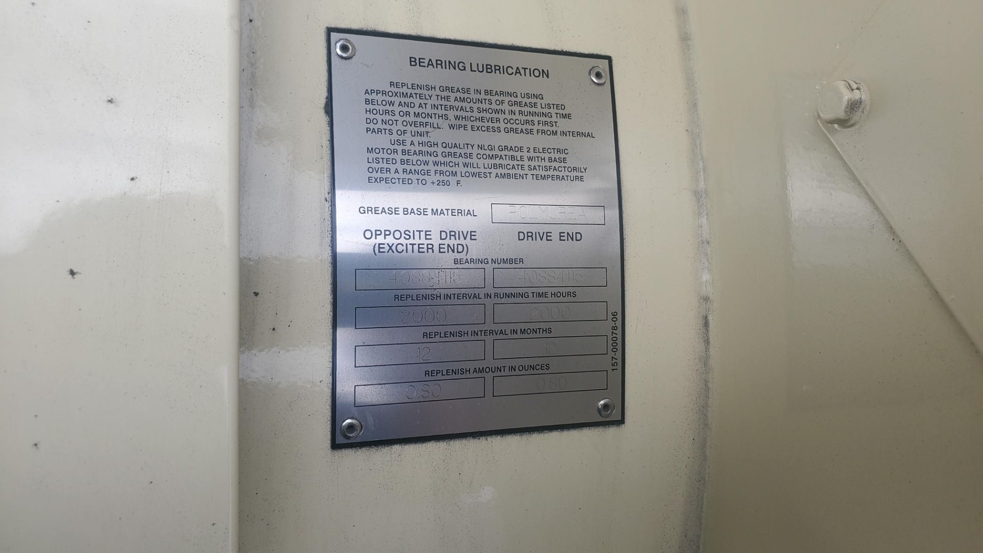 2000 KW, Kohler #KH0080T04D, 12470V/13200V/13800V/11000V, generator end, 50/60 Hz, new surplus - Image 10