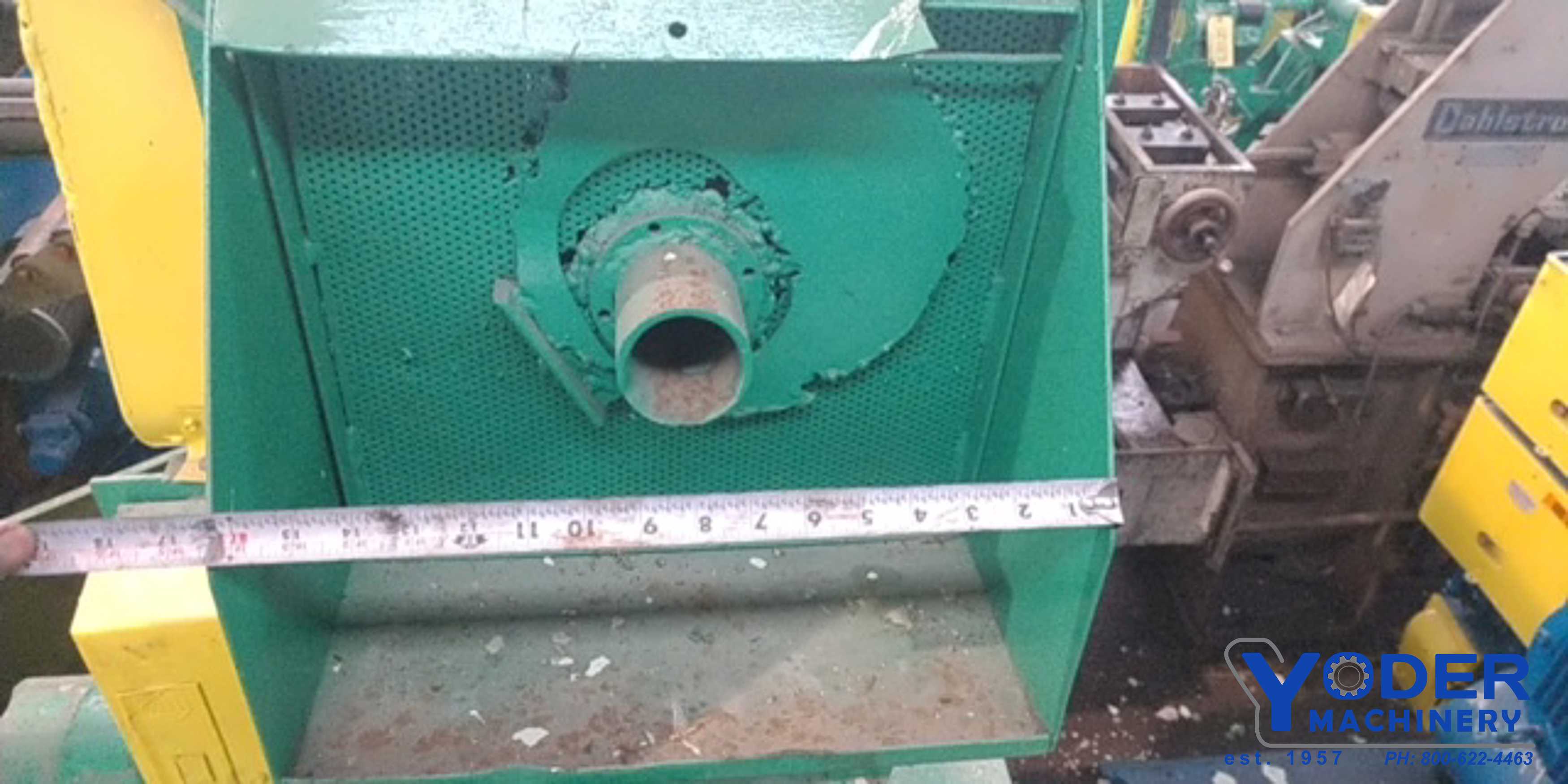 14" x 16" Cumberland, plastic granulator, 16.5" cut circle diameter, 5/16" holes screen, #18791 - Image 5
