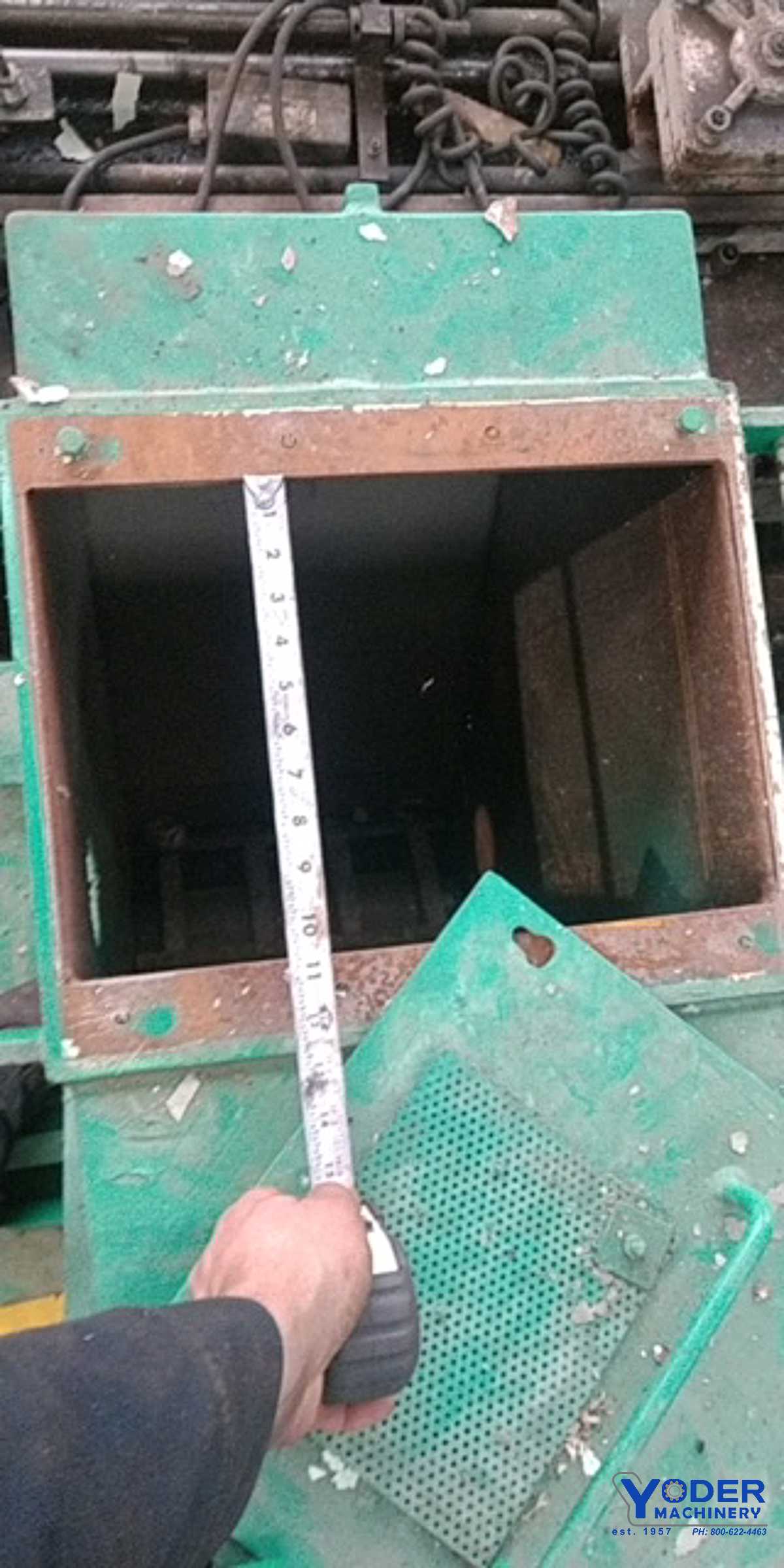 14" x 16" Cumberland, plastic granulator, 16.5" cut circle diameter, 5/16" holes screen, #18791 - Image 6