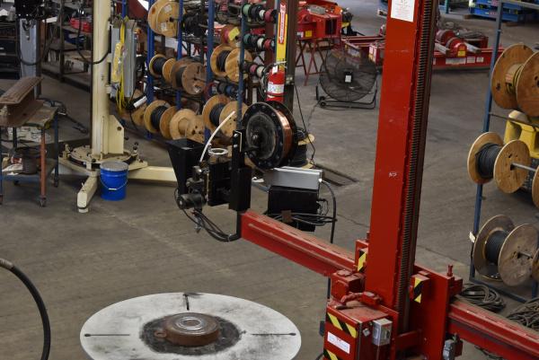 10' x 10' WeldWire Co., welding maniulator, 10' vertical lift, 10' horizontal reach, Lincoln subarc package - Image 6