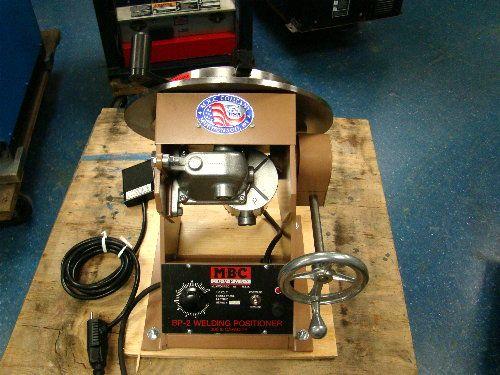 200 lb. MBC #BP-2, benchtop positioner, 7" chuck, hand crank manual tilt, 120 V. - Image 5