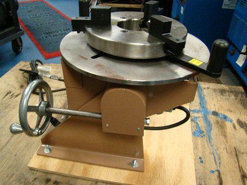 200 lb. MBC #BP-2, benchtop positioner, 7" chuck, hand crank manual tilt, 120 V. - Image 7