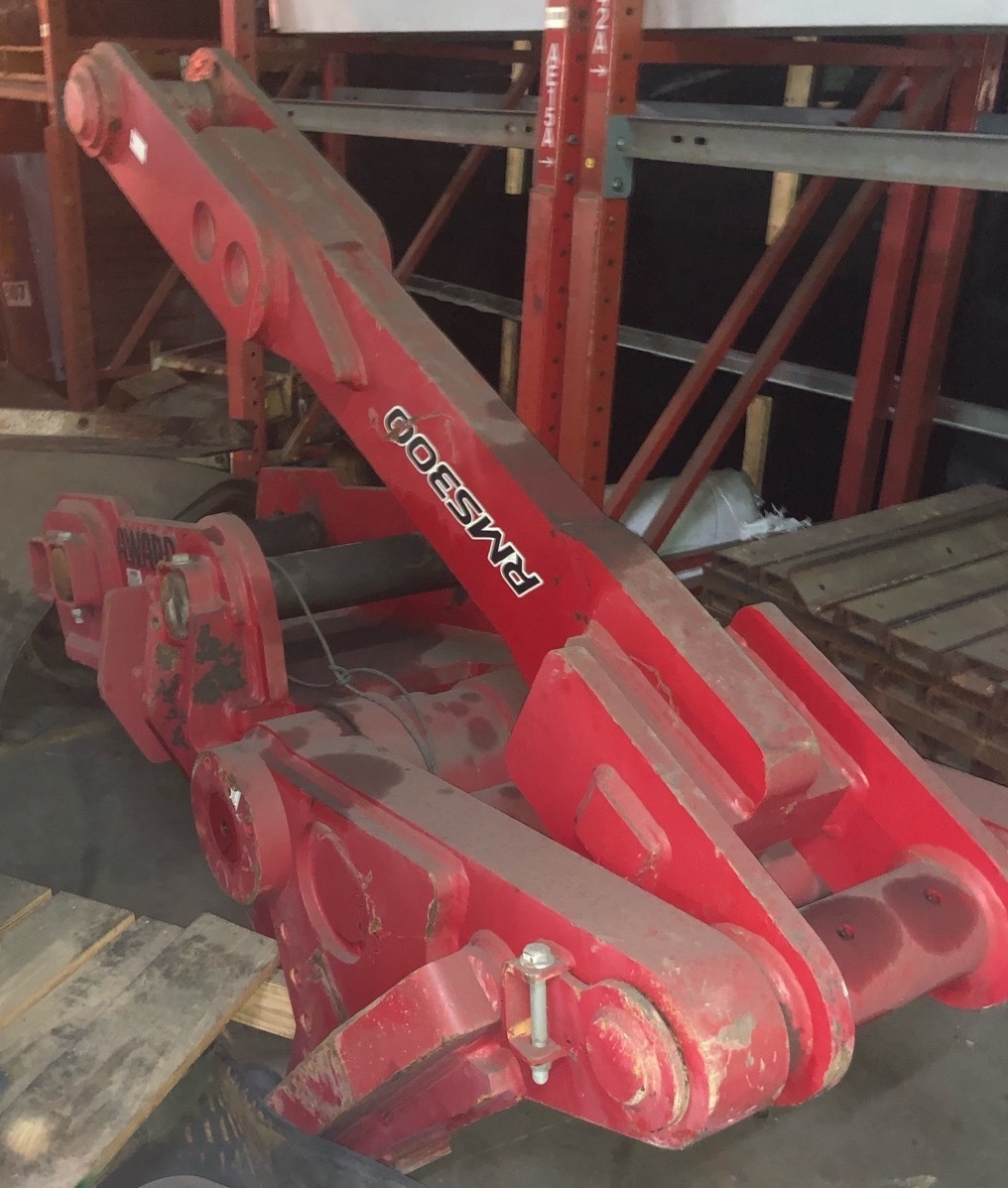 A-Ward #RMS300 steel shear, 17.7" steel shear jaw opening, 16.5" cut length bewteen jaws, 13.4" jaw cutting - Image 1