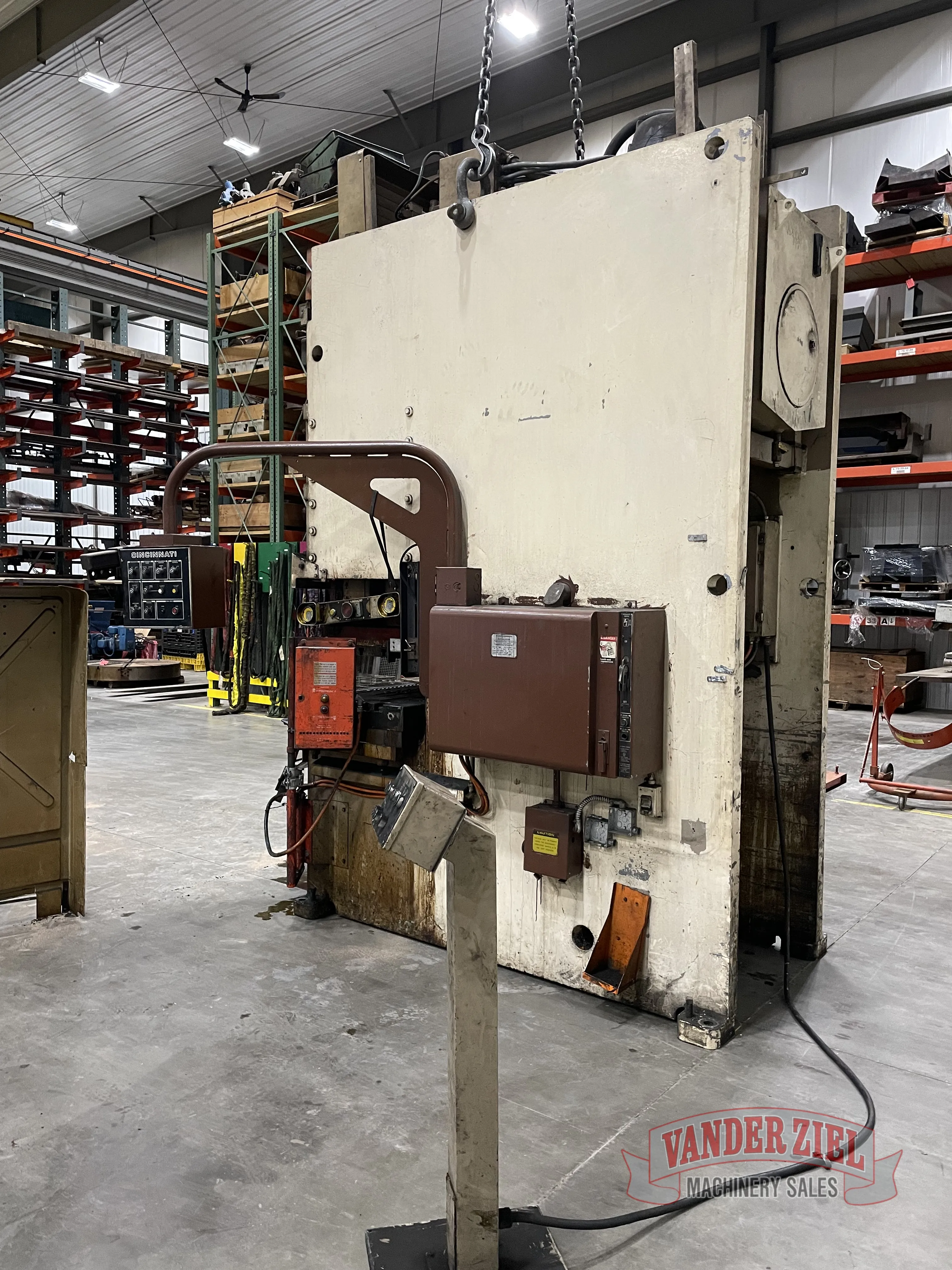 175 Ton, Cincinnati #175-OBS, hydraulic punch press, 10" stroke, 50" x30" bed, #15815 - Image 6