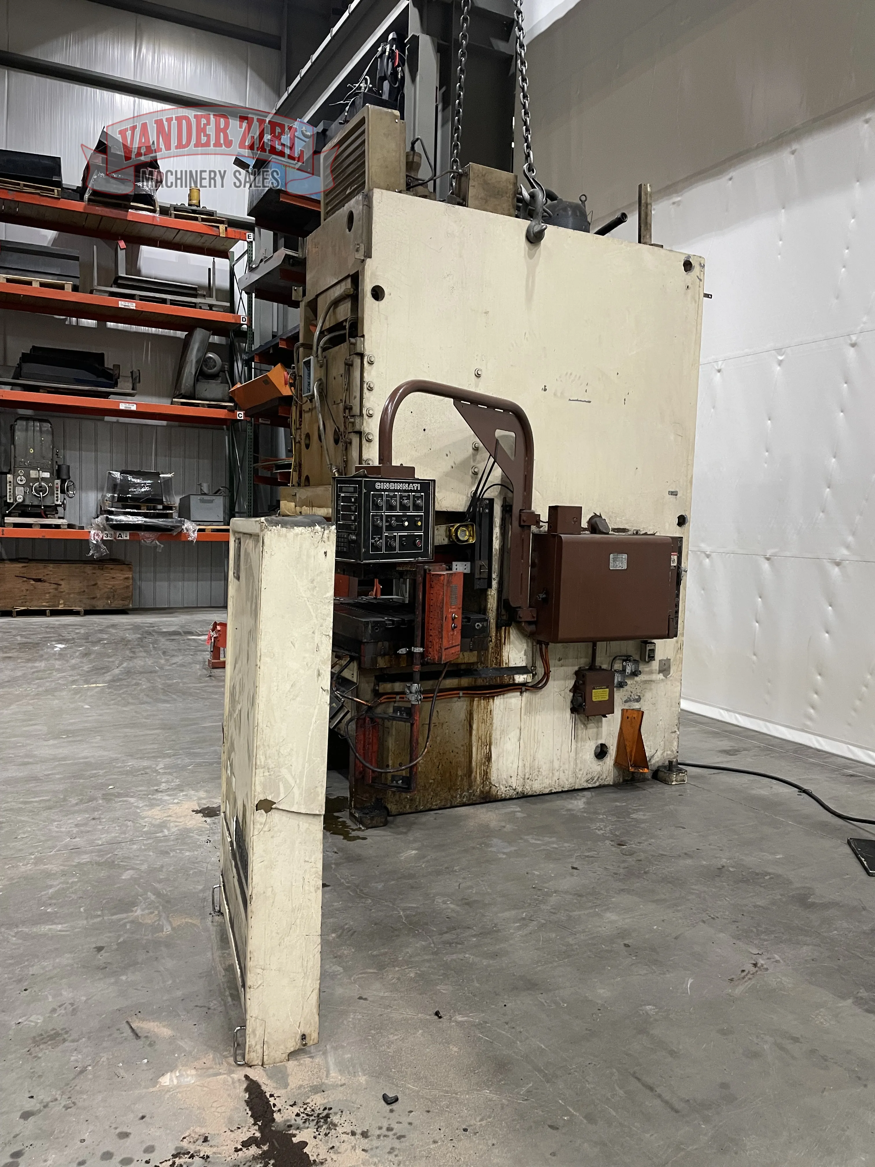 175 Ton, Cincinnati #175-OBS, hydraulic punch press, 10" stroke, 50" x30" bed, #15815 - Image 7