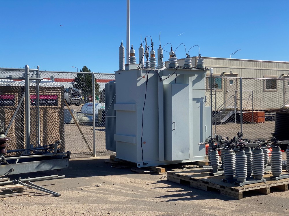 5000/5600/6250/7000 KVA 34500 Delta Primary, 4160/2400 Secondary, RTE, station transformer - Image 2