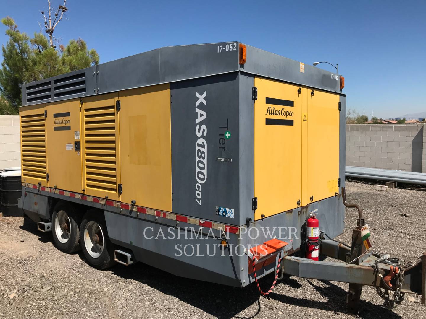Atlas-Copco #XAS1800, compressed air, 13195 hours, S/N: HOP090557, 2012 - Image 1