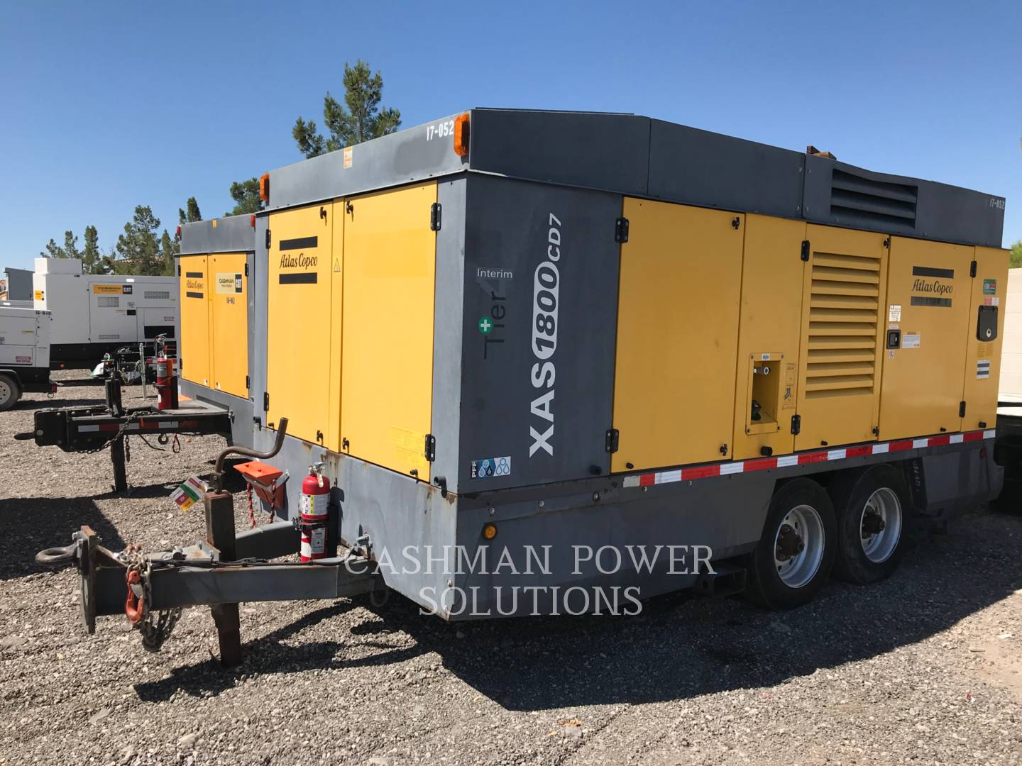 Atlas-Copco #XAS1800, compressed air, 13195 hours, S/N: HOP090557, 2012 - Image 2