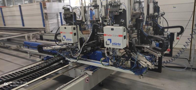 Sturtz #welding/cleaning, window line, 4-head horizontal welding machine, 2017 - Image 2