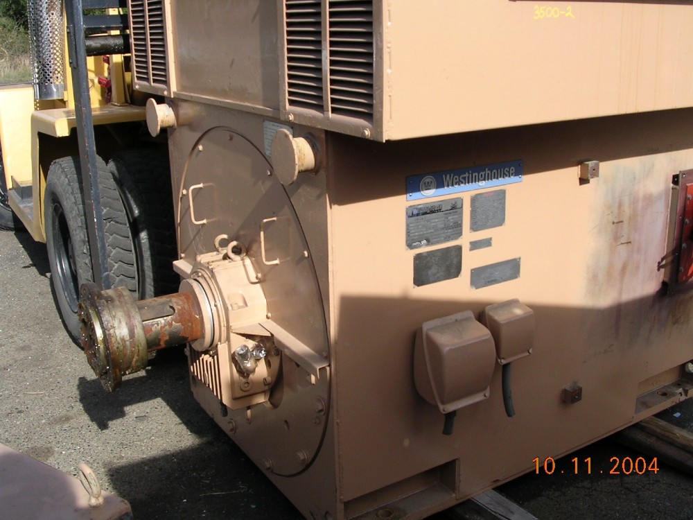 3500 HP 1800 RPM Westinghouse, Frame 3500-2, weather protected enclosure type 2, 4160 Volts - Image 2