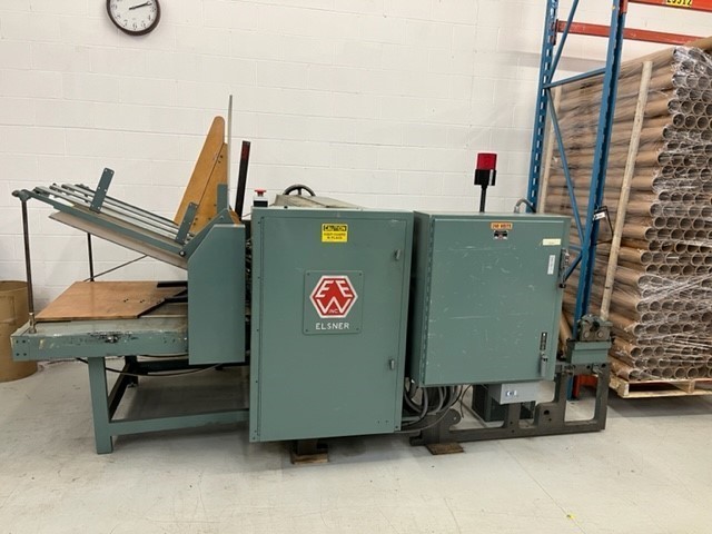 Elsner #36EZ, 36" automatic rewinder, 3 spindle turret rewind design, s/n #1093 - Image 7