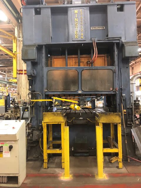 300 Ton, Minster #E2-300-72-42, straight side double crank press, 8" stroke, 29" Shut Height, 6" adj., 40-80 - Image 1
