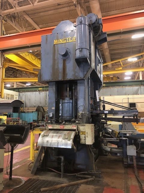 300 Ton, Minster #E2-300-72-42, straight side double crank press, 8" stroke, 29" Shut Height, 6" adj., 40-80 - Image 2