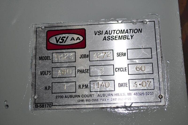 VSI #TM-23, riveter, 06" - .62" diameter capacity, 9" throat, Allen Bradley Panel View 300 - Image 9