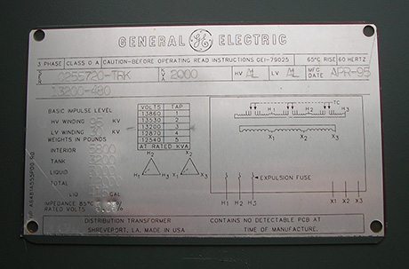 2000 kVA, 13200 DELTA Primary, 480 DELTA Secondary, General Electric, Radial Feed, Live Front Pad-Mount - Image 4